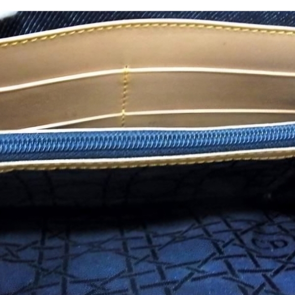 Dior Blue Denim Large Wallet - Picture 9 of 15